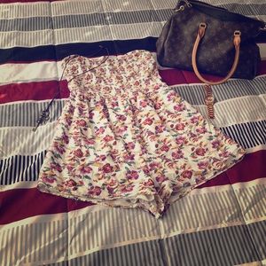 Strapless Romper Charlotte Russe
